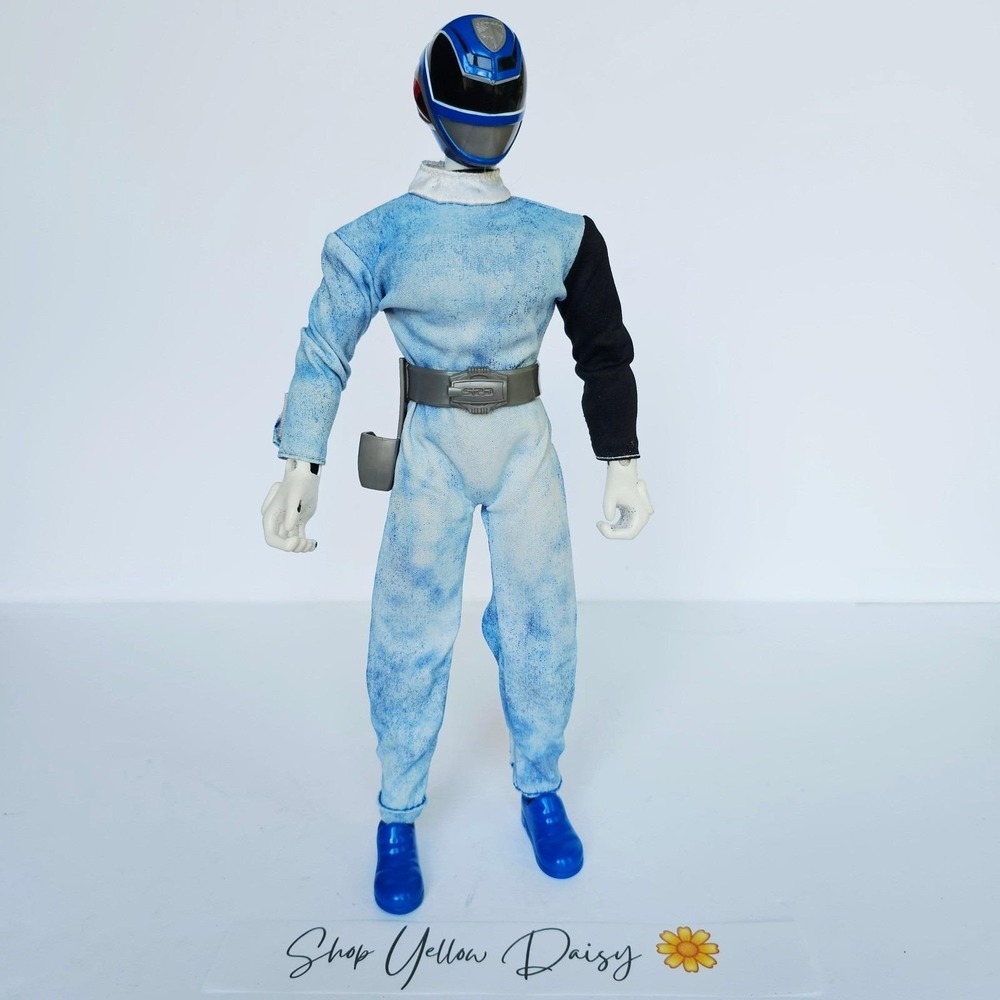 2005 Bandai Power Rangers SPD Blue Ranger 12 inch Action Figure Vintage Toy